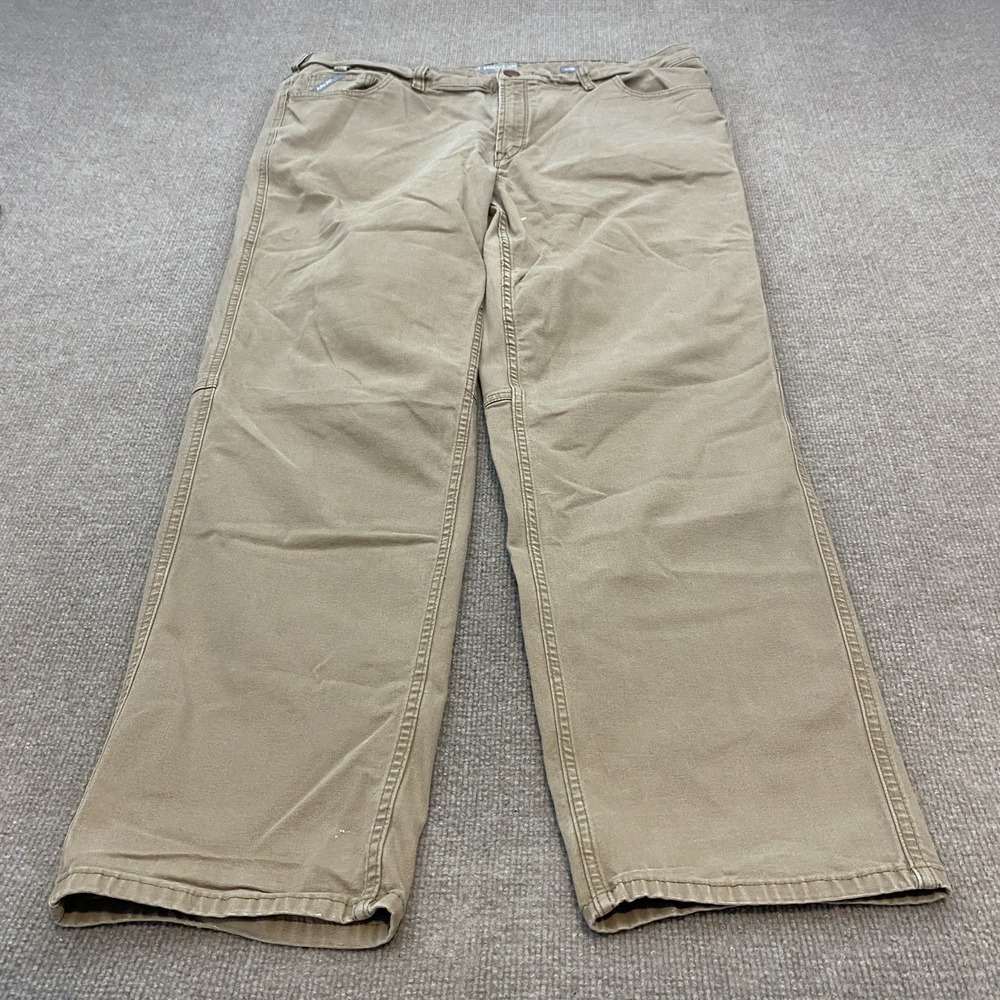 Ariat Pants Womens 20W Brown Rebar Perfect Rise Straight Workwear Twill Stretch